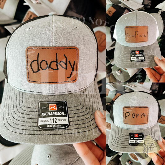 Trucker Hat with Personalized DAD Patch