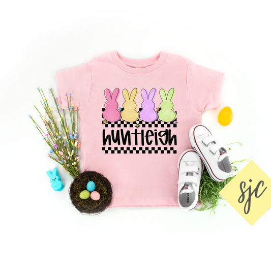 Kids Pastel Peeps w/ Name Tee