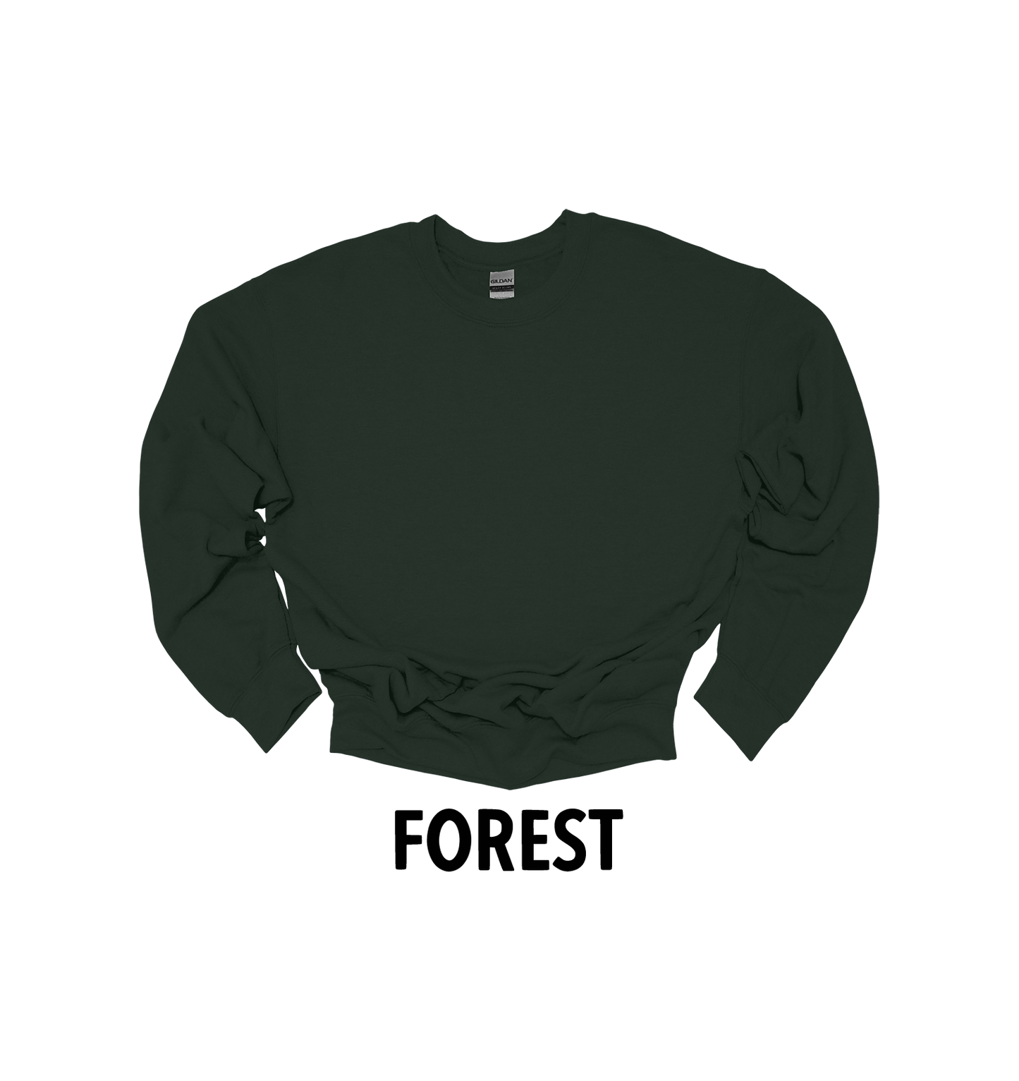 Green Outline Mama Crewneck Sweatshirt