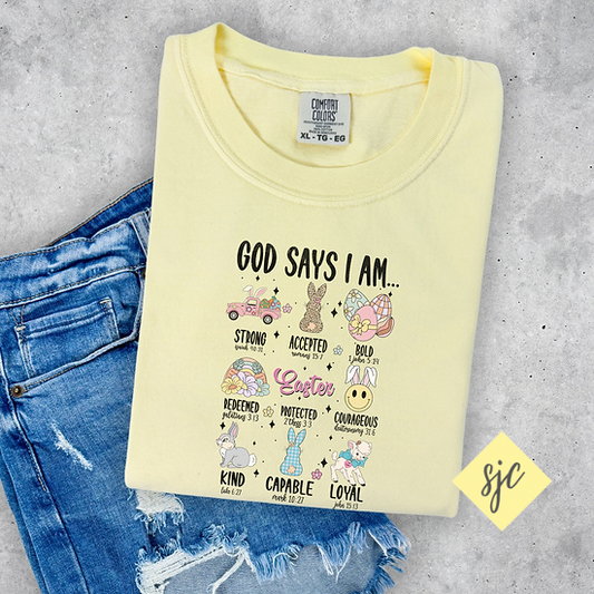 Kids God Says I Am... Tee