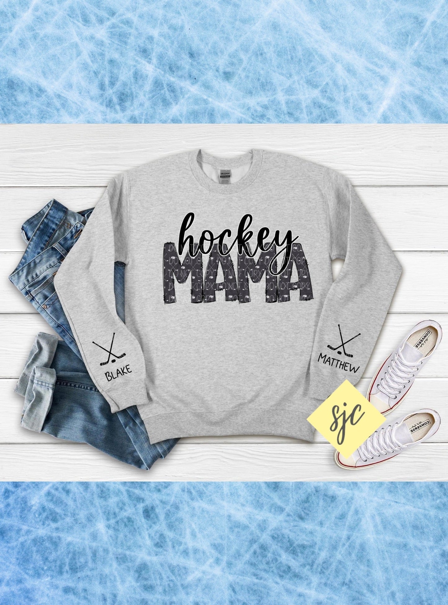 Personalized Name Sport Crewneck Sweatshirt