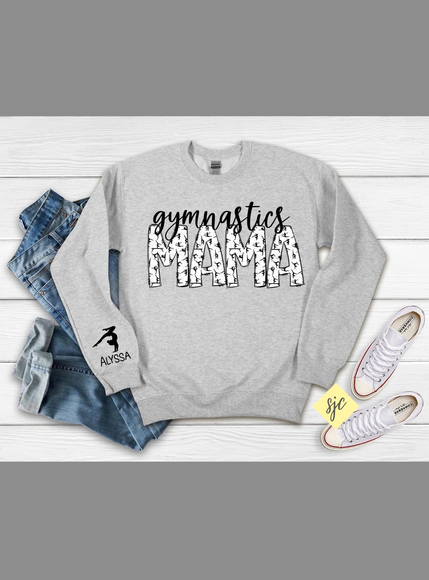 Personalized Name Sport Crewneck Sweatshirt