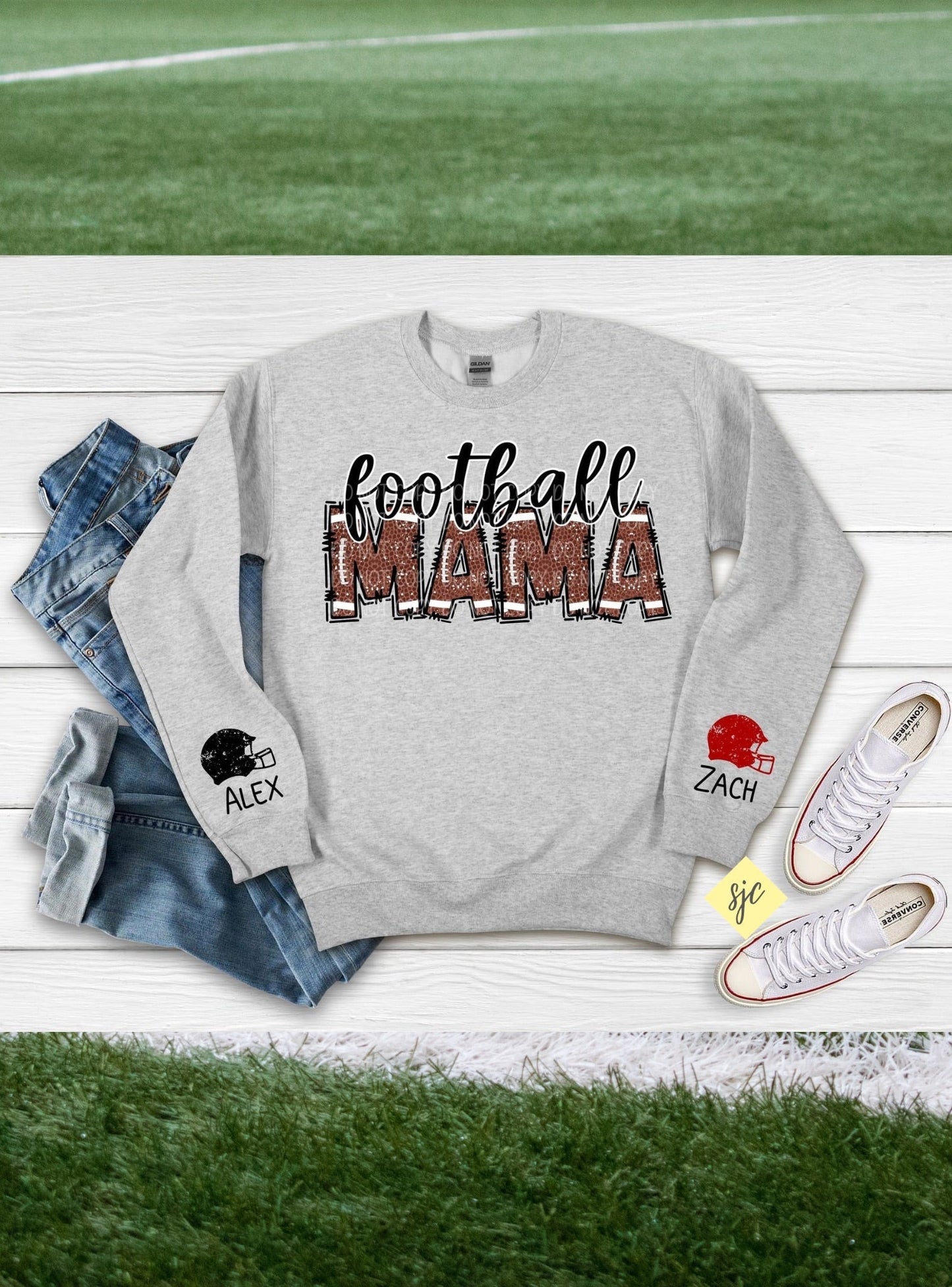Personalized Name Sport Crewneck Sweatshirt