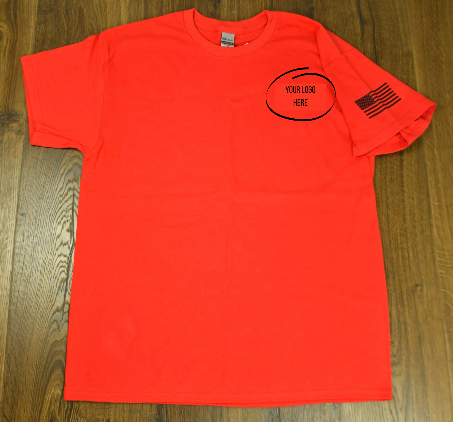 CUSTOM Logo RED Friday T-Shirt