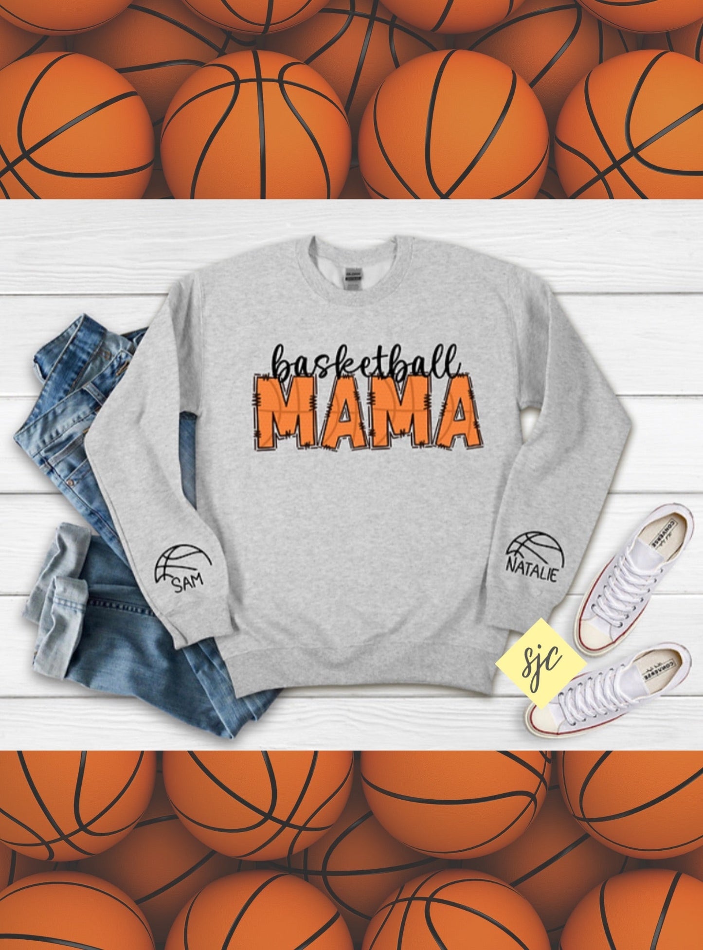 Personalized Name Sport Crewneck Sweatshirt